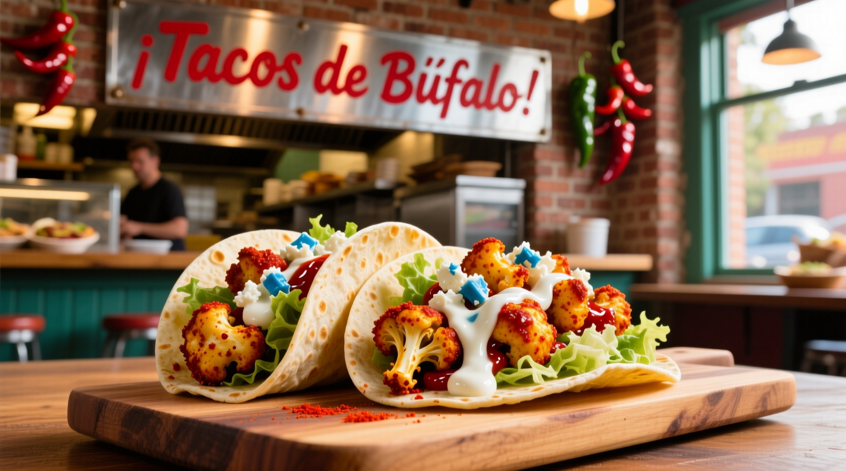 Perfect Buffalo Cauliflower Tacos Recipe in 35 Minutes