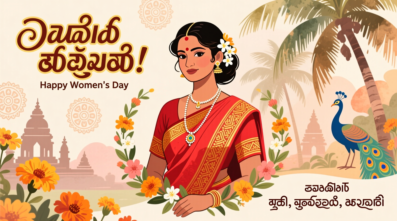womens day wishes greeting cards in tamil