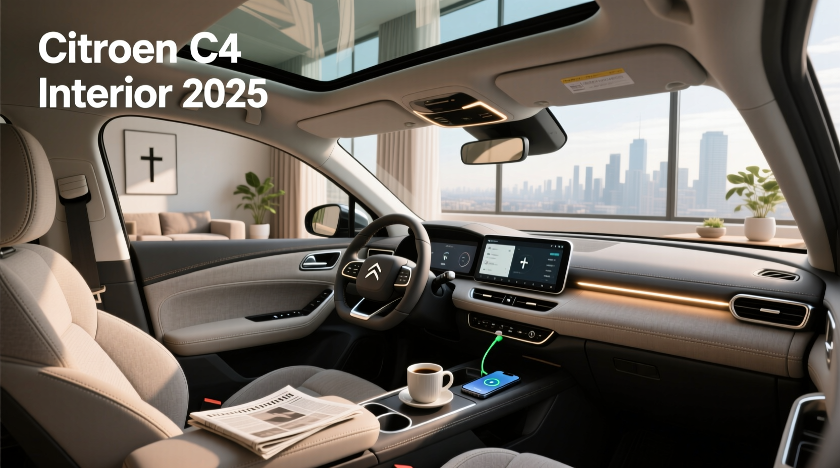 2025 citroën c4 interior features layout