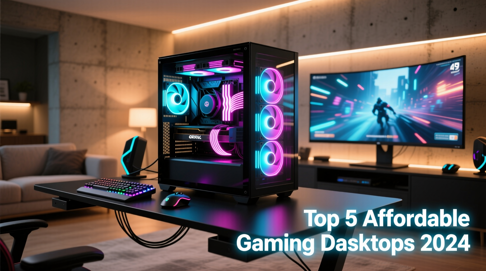 affordable picks for the best gaming desktop deals with wide style and function