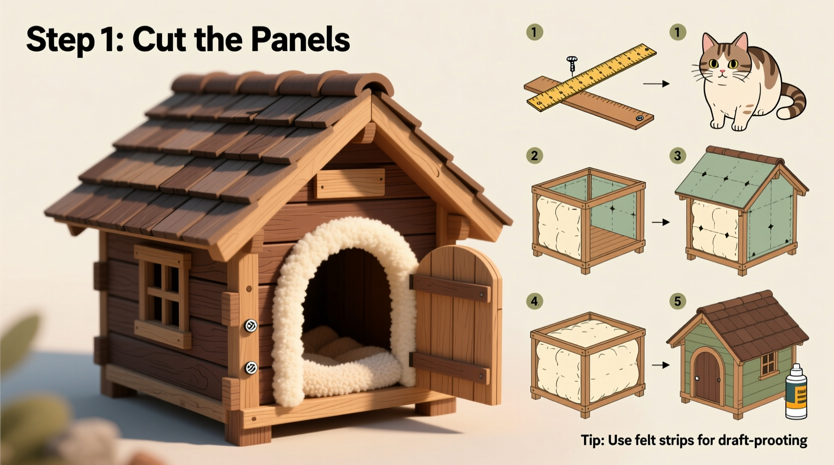 diy warm cat houses step by step guide to protect your cat from cold weather
