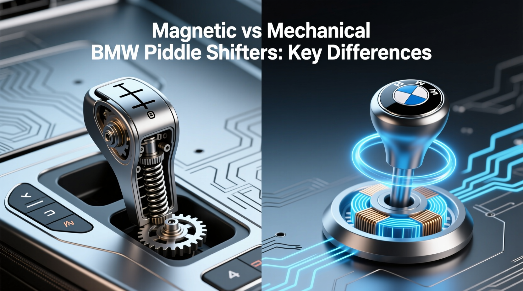 magnetic vs mechanical bmw paddles