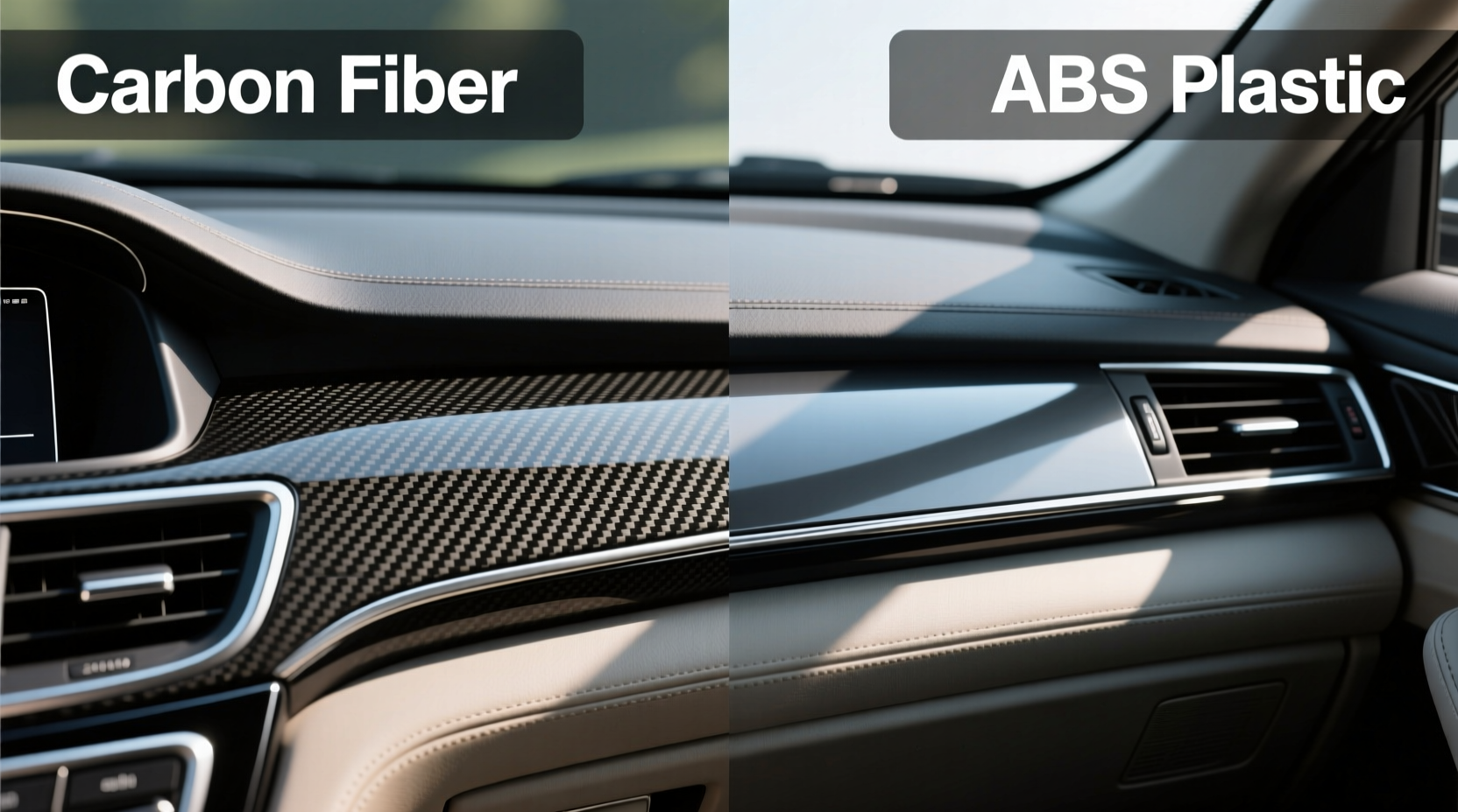 carbon fiber vs abs 2010 accord interior