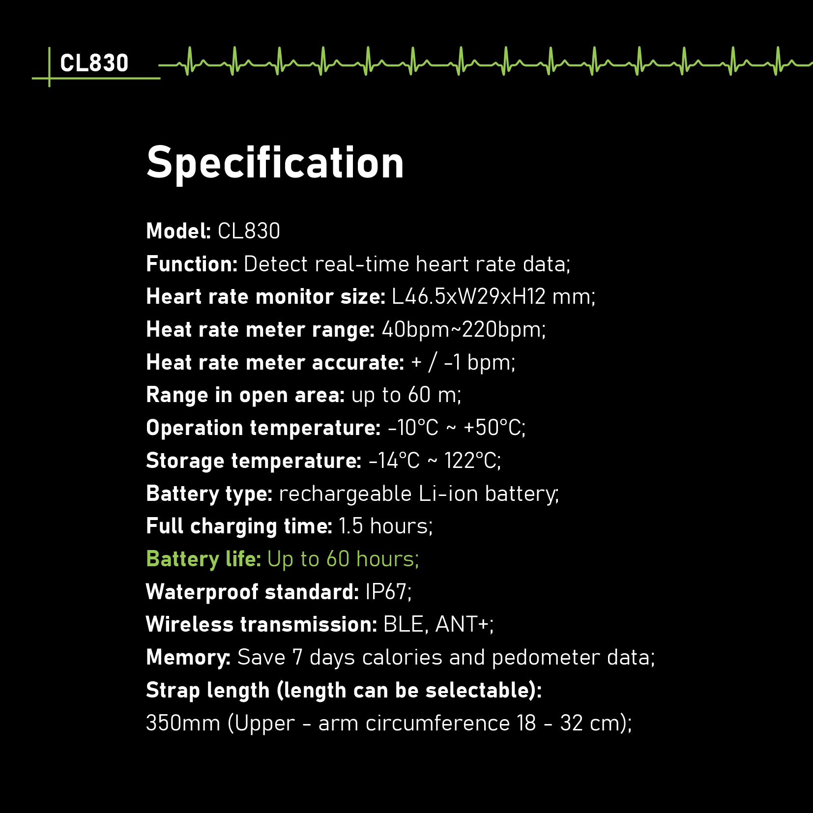 Newest Waterproof Quality Assurance Best Armband Heart Rate Monitor