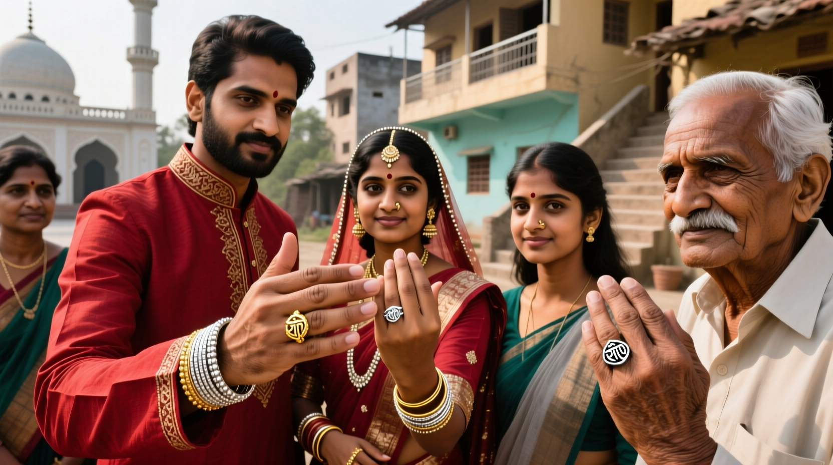 Wedding rings in India: gold bangles, toe rings, and why Western-style bands are showing up in Mumbai engagement photos
