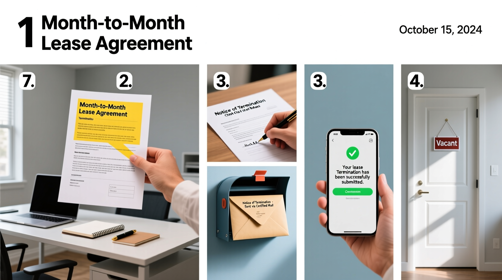 a step by step guide to properly ending a month to month lease agreement