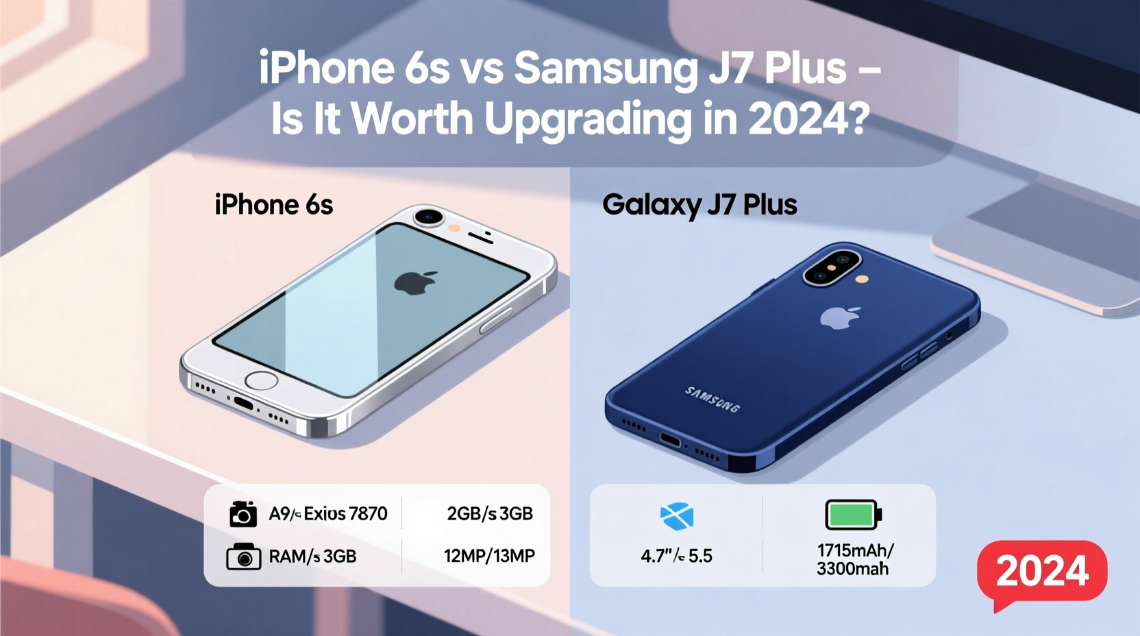 iphone 6s vs samsung j7 plus is it worth upgrading in current year