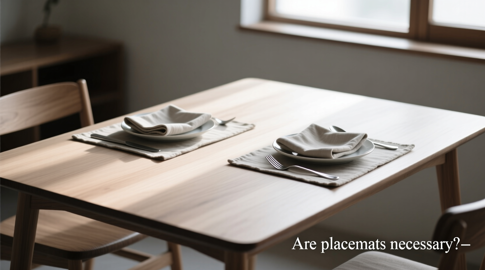 placemat vs dining table are placemats even necessary or can i just use my table