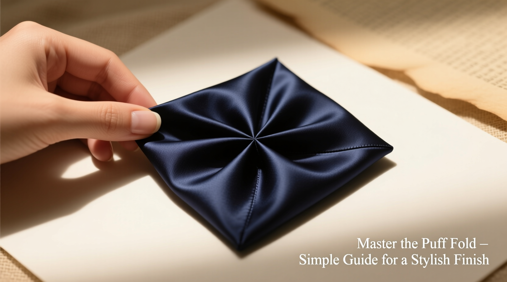 master the puff pocket square fold a simple guide for a stylish finish