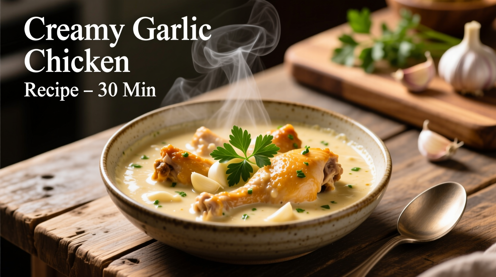 Perfect Creamy Garlic Chicken Recipe: Ready in 30 Minutes