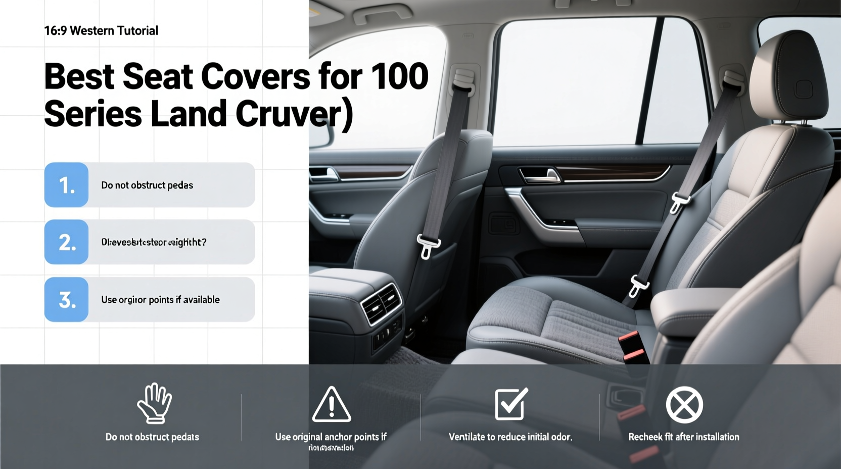 How to Choose Best Seat Covers for 100 Series LandCruiser: Buying Guide