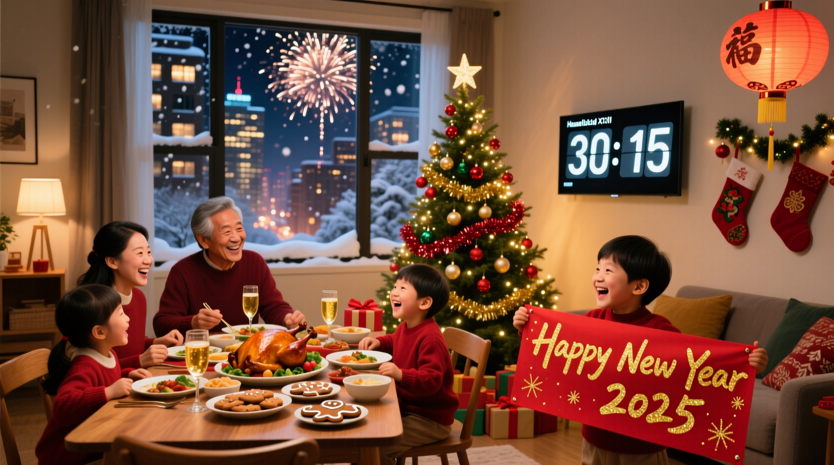 how did you celebrate christmas and new year