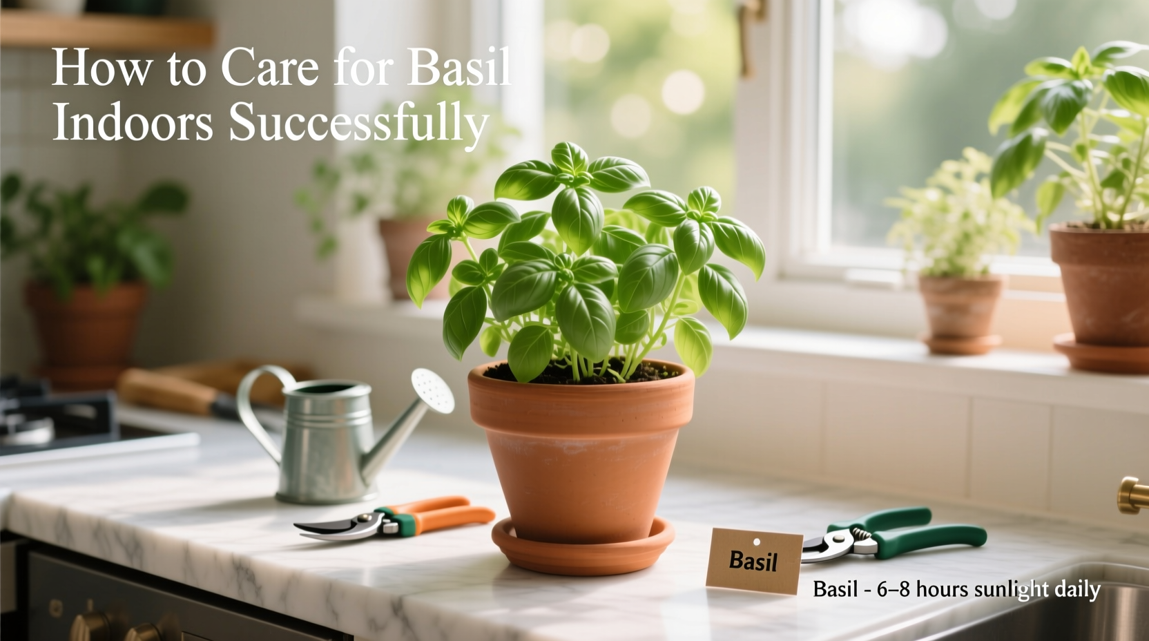 how to care for basil inside