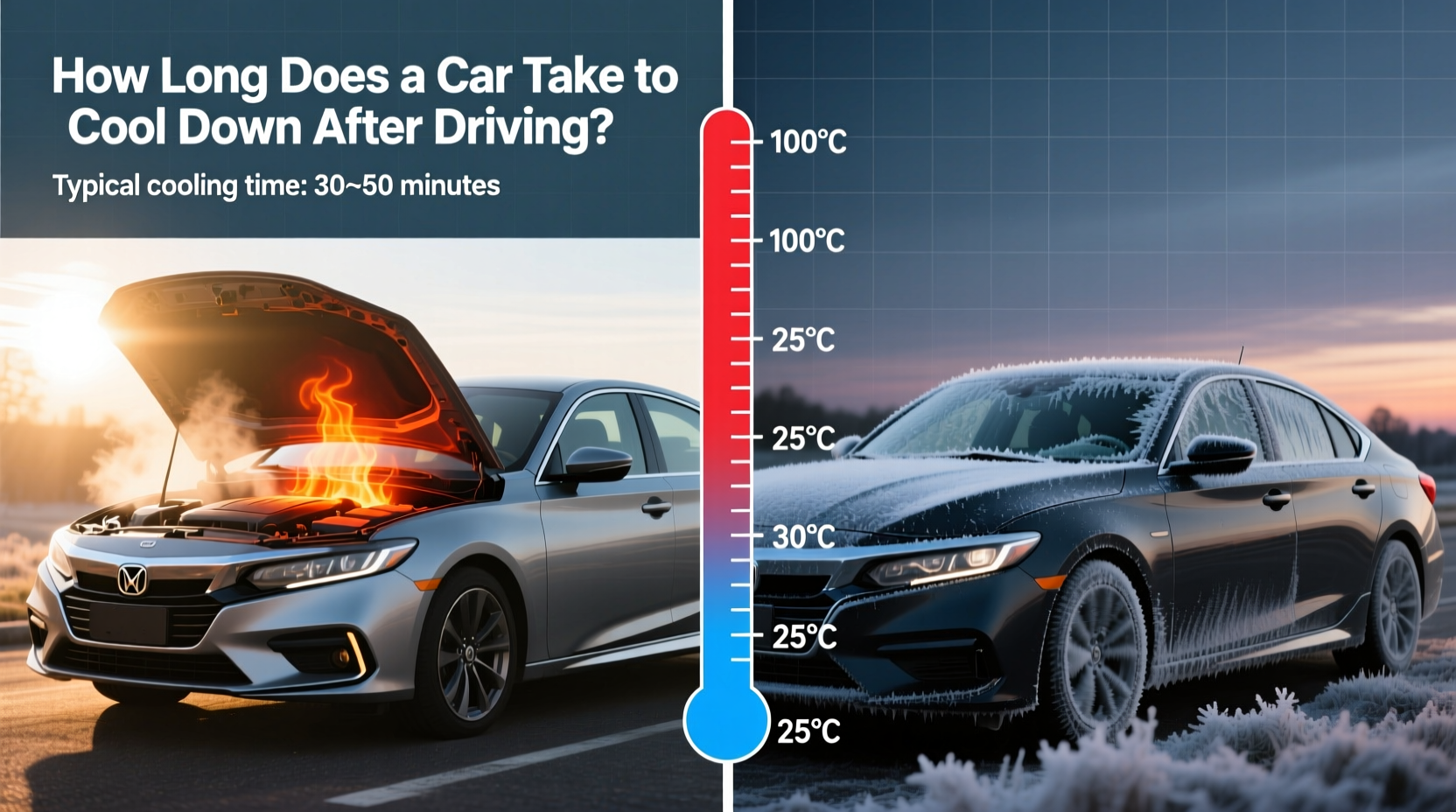 how long does a car take to cool down
