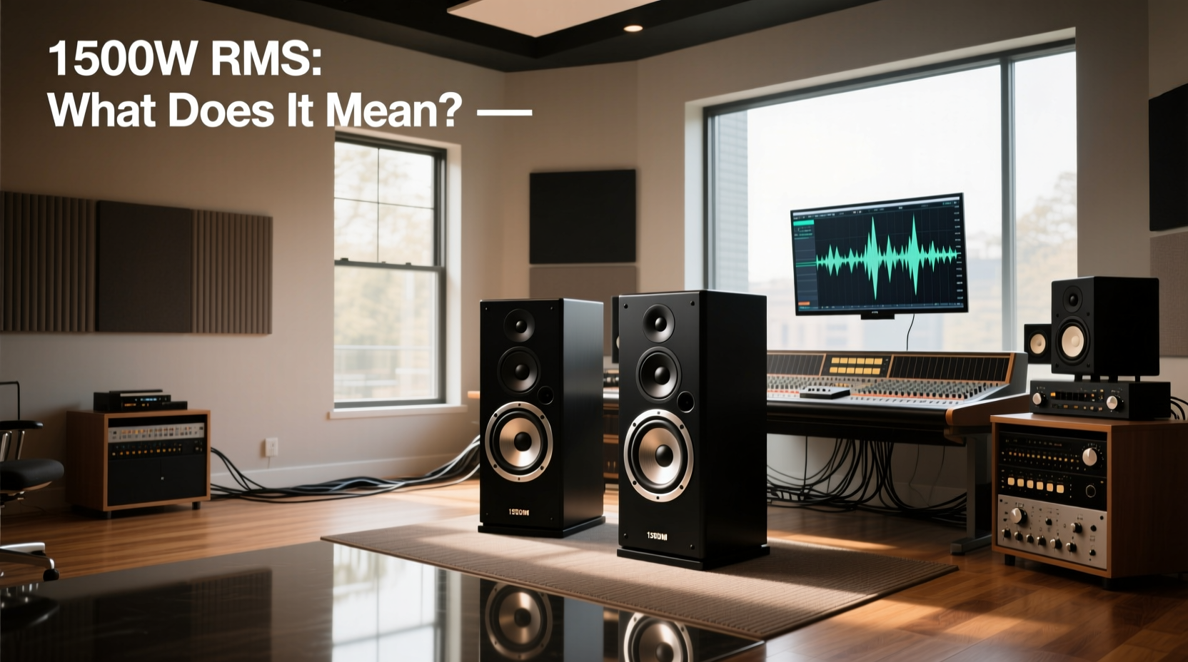 How to choose 1500w rms speakers,What does 1500 watts RMS mean?