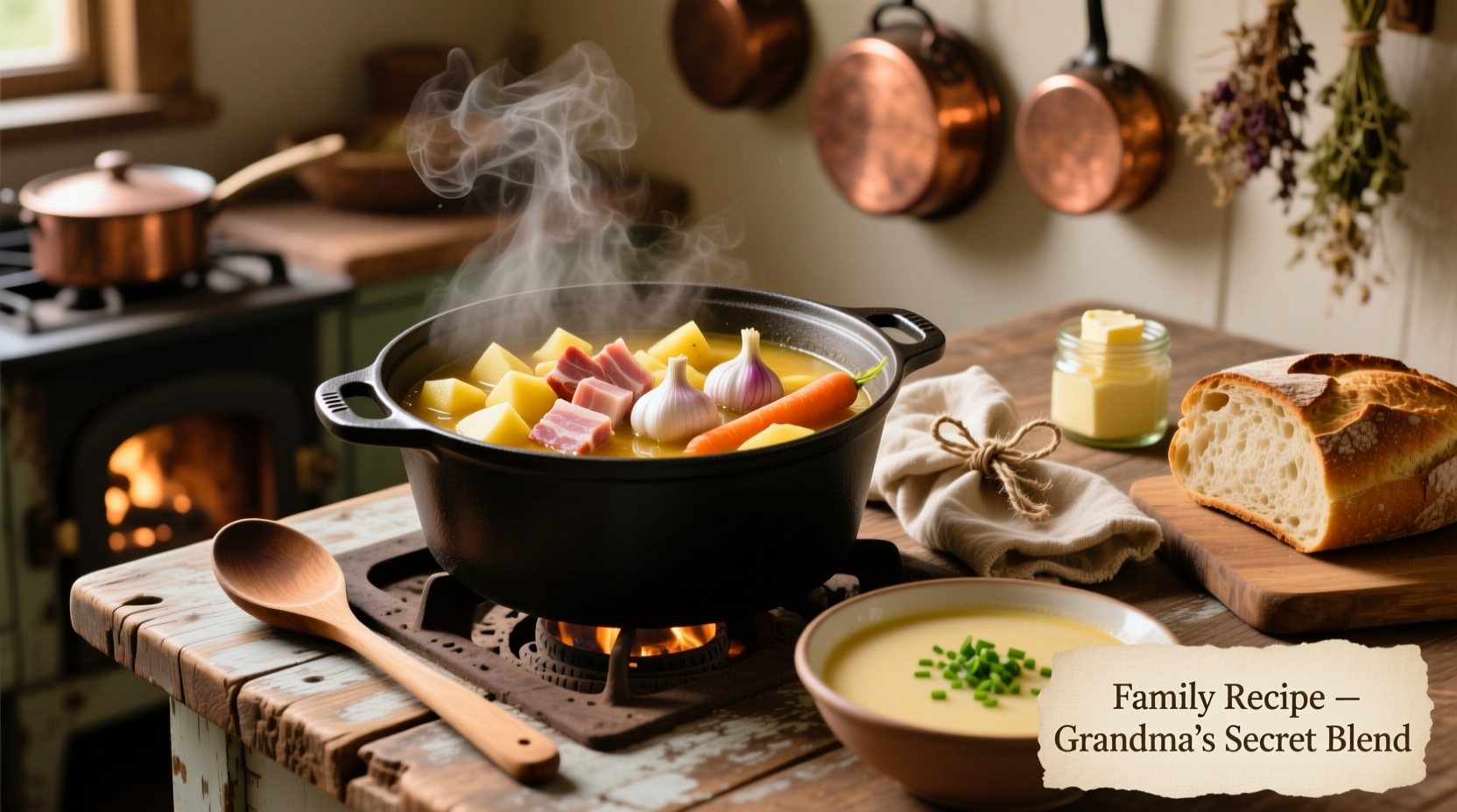 Perfect Potato & Ham Soup Recipe in 45 Minutes