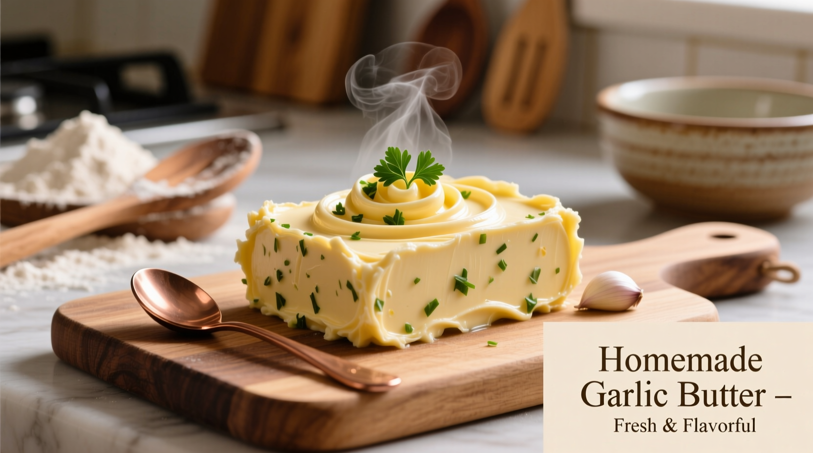 homemade garlic butter