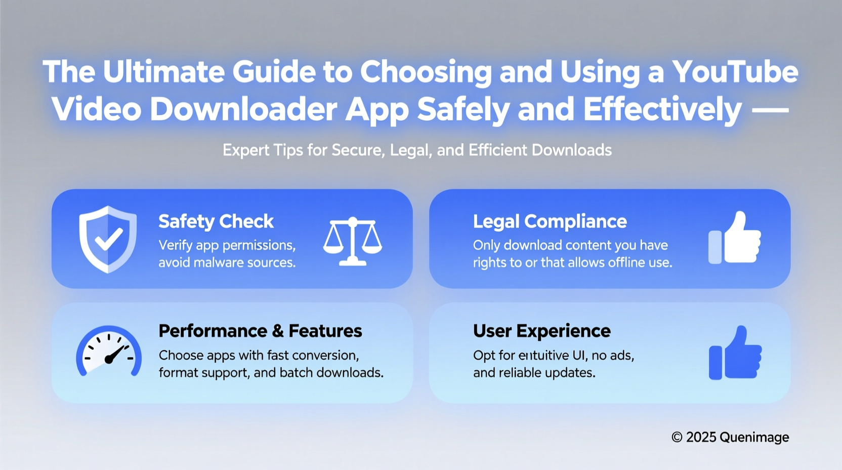the ultimate guide to choosing and using a youtube video downloader app safely and effectively