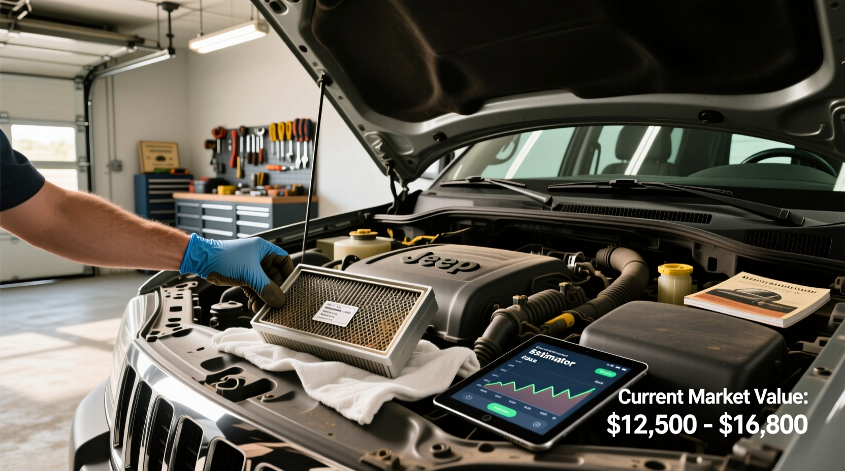 2007 jeep commander filter location value guide