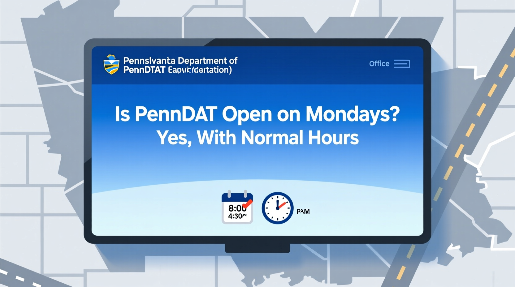 is penndot open on mondays