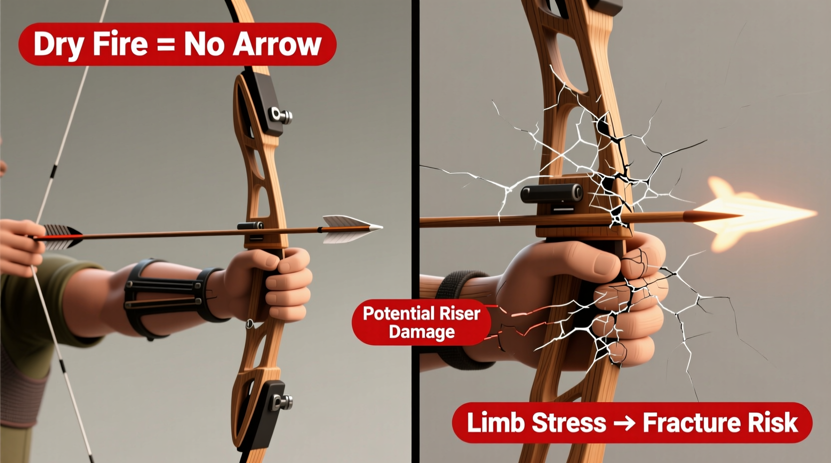 dry firing a bow why its bad and what happens
