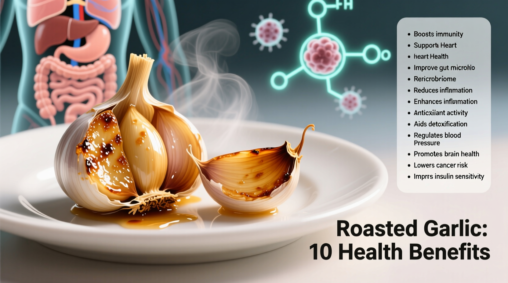 is roasted garlic good for you