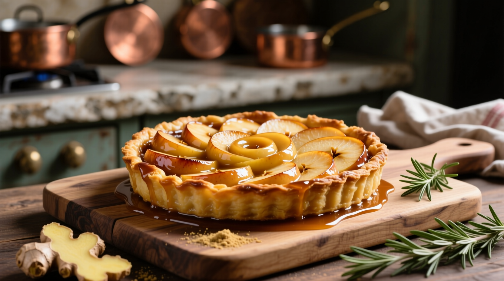 ginger apple tarte tatin recipe