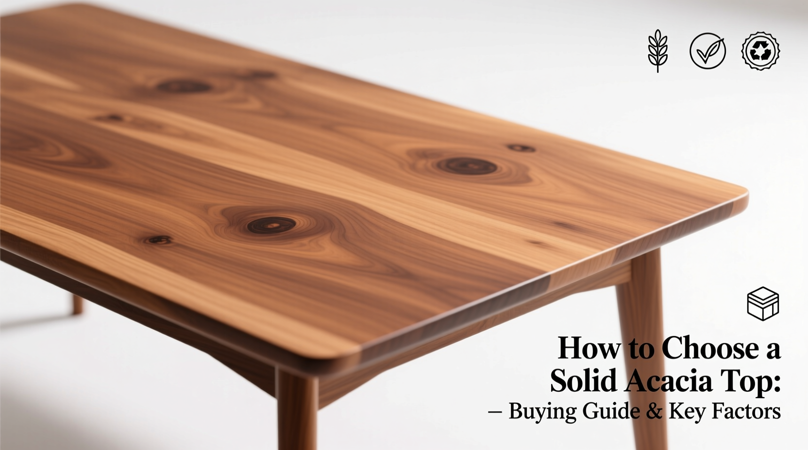 solid acacia top
