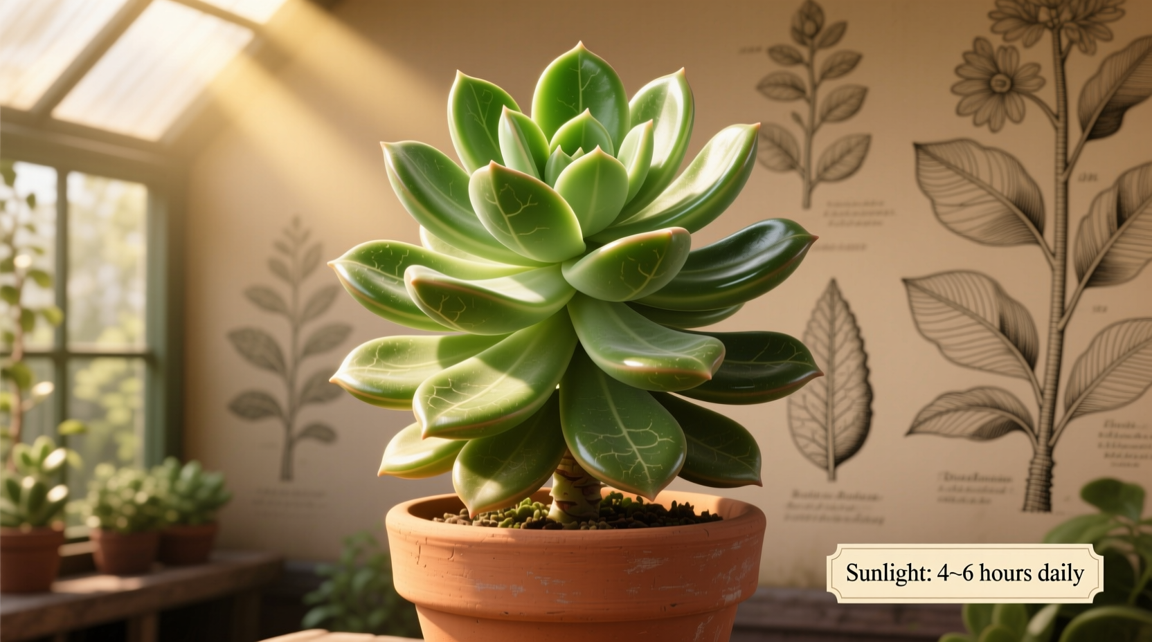 how much sun does a jade plant need