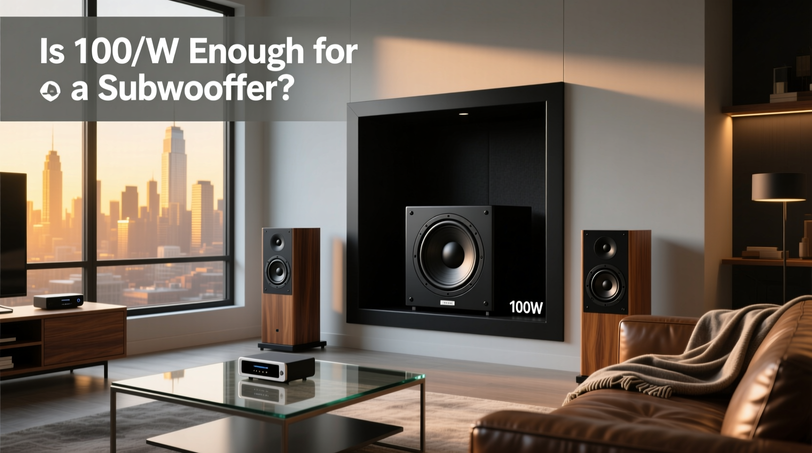 100w subwoofer is it enough for your room 