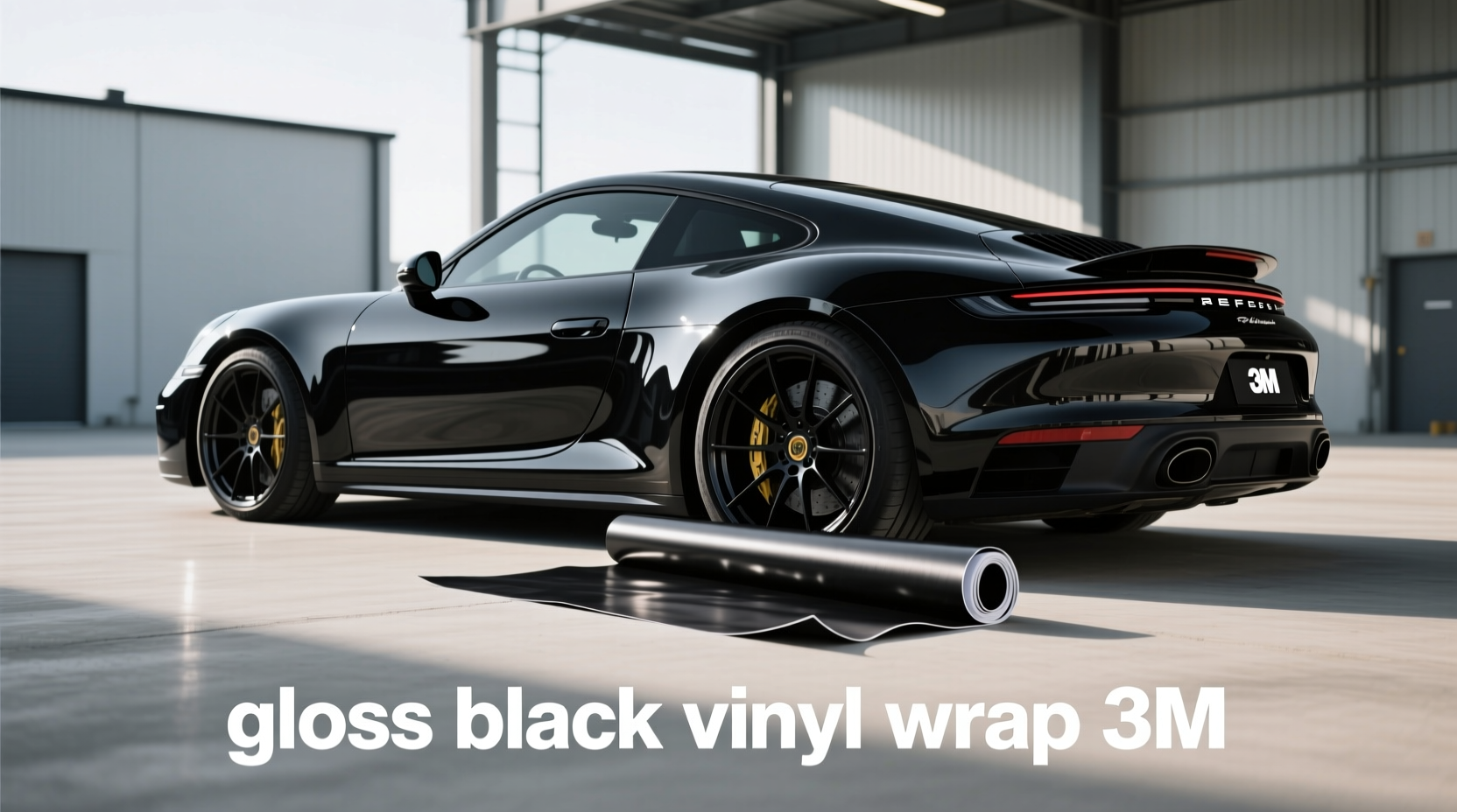How to Choose & Apply Gloss Black Vinyl Wrap 3M