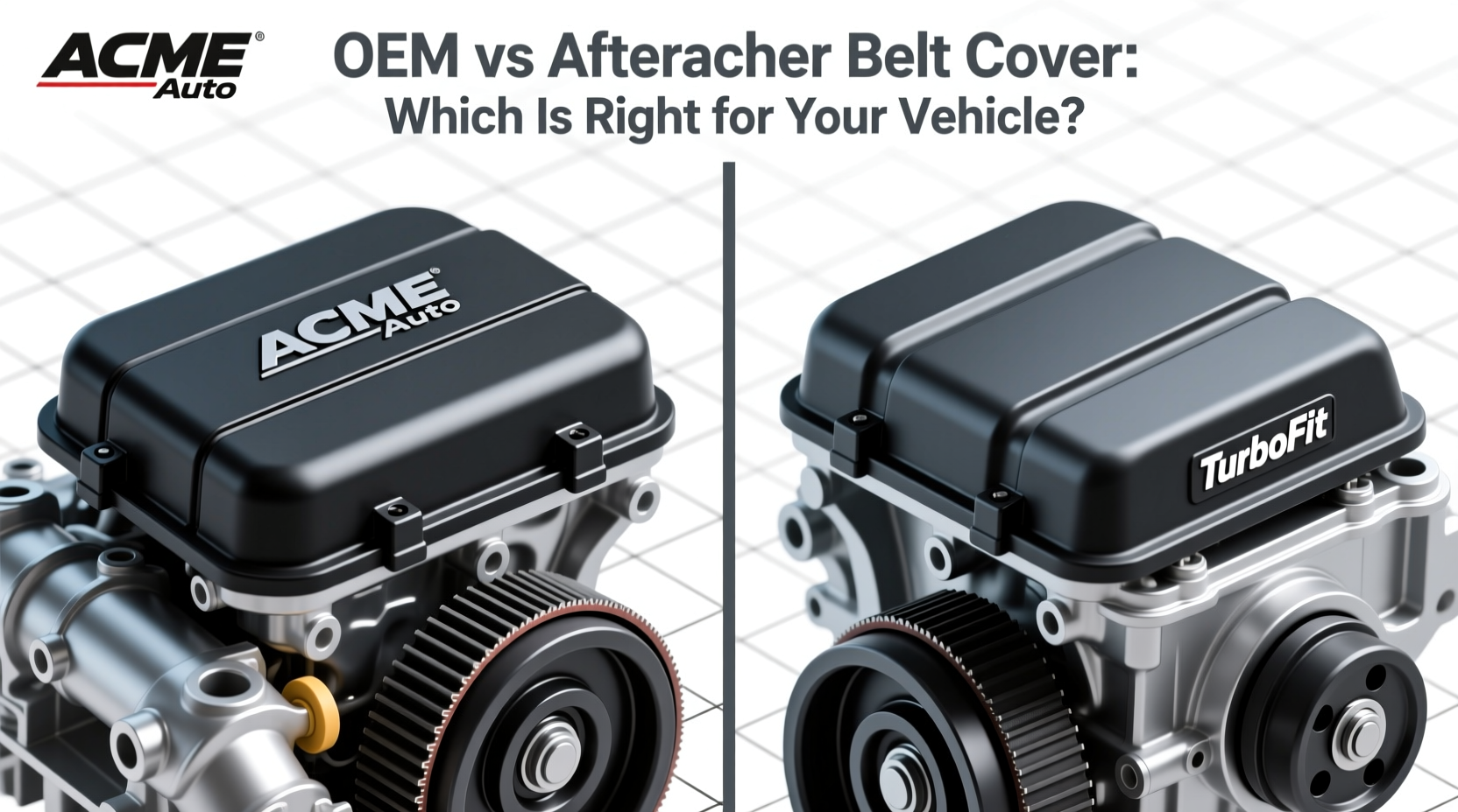oem vs aftermarket belt cover