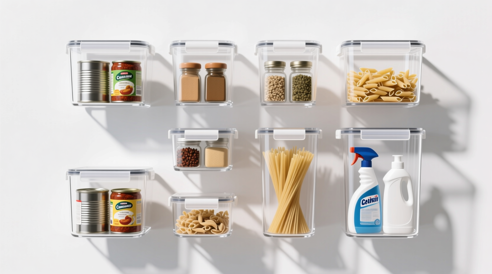 clear storage containers breakdown