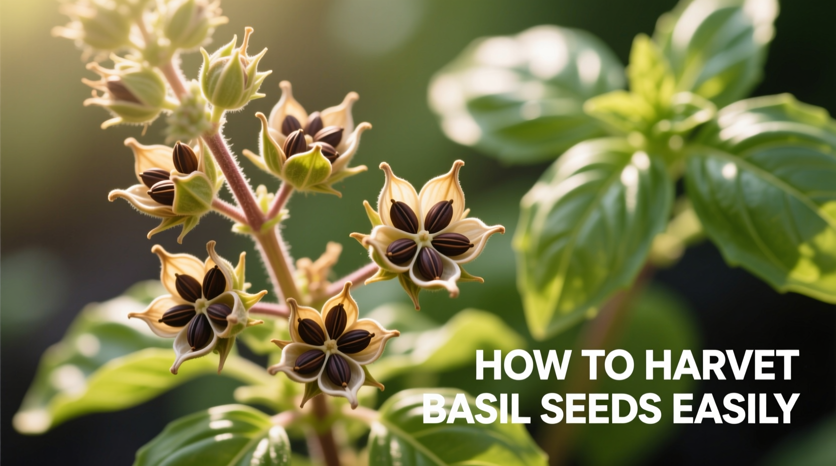 How to Harvest Basil Seeds Easily