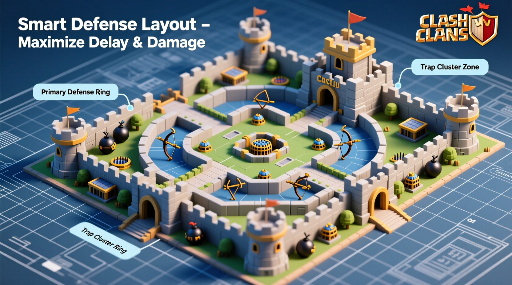 explore the best clash of clans layouts for smart defense strategies