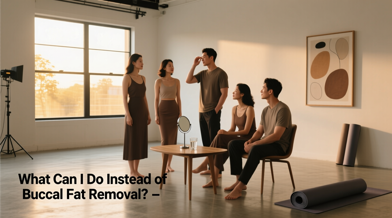 alternatives to buccal fat removal