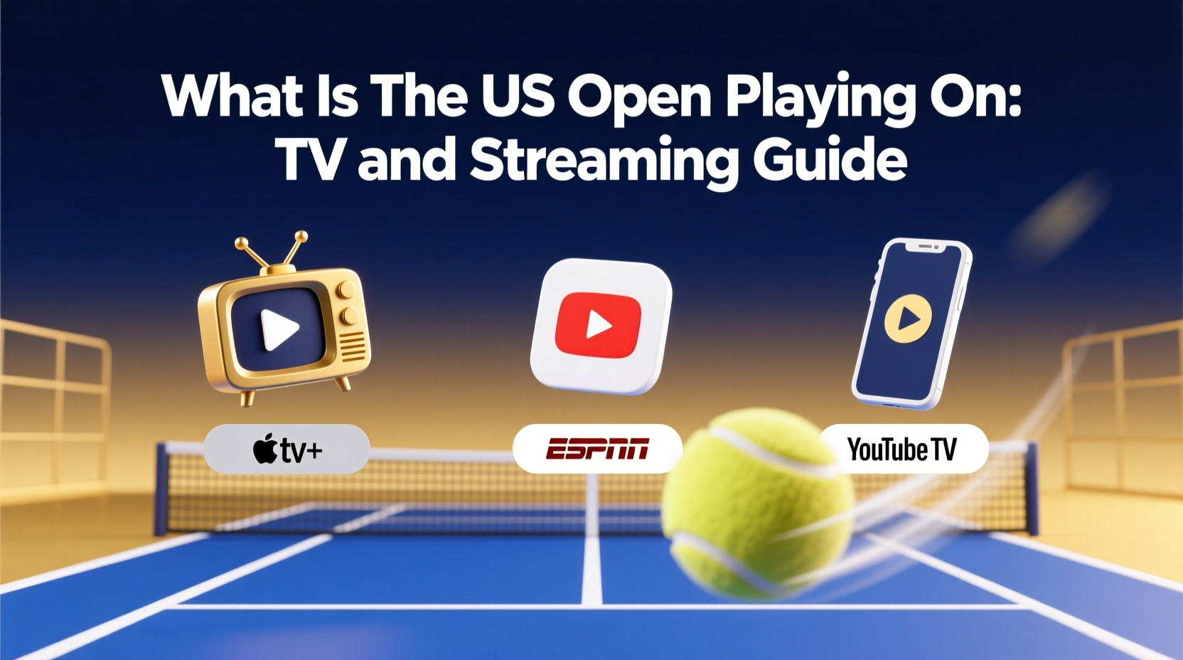 what is the us open playing on