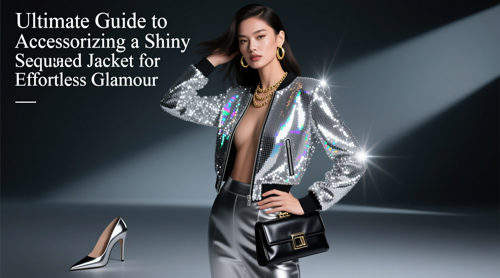 ultimate guide to accessorizing a shiny sequined jacket for effortless glamour