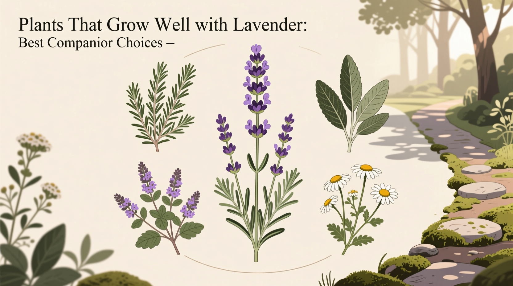 Plants That Grow Well with Lavender: Best Companion Choices