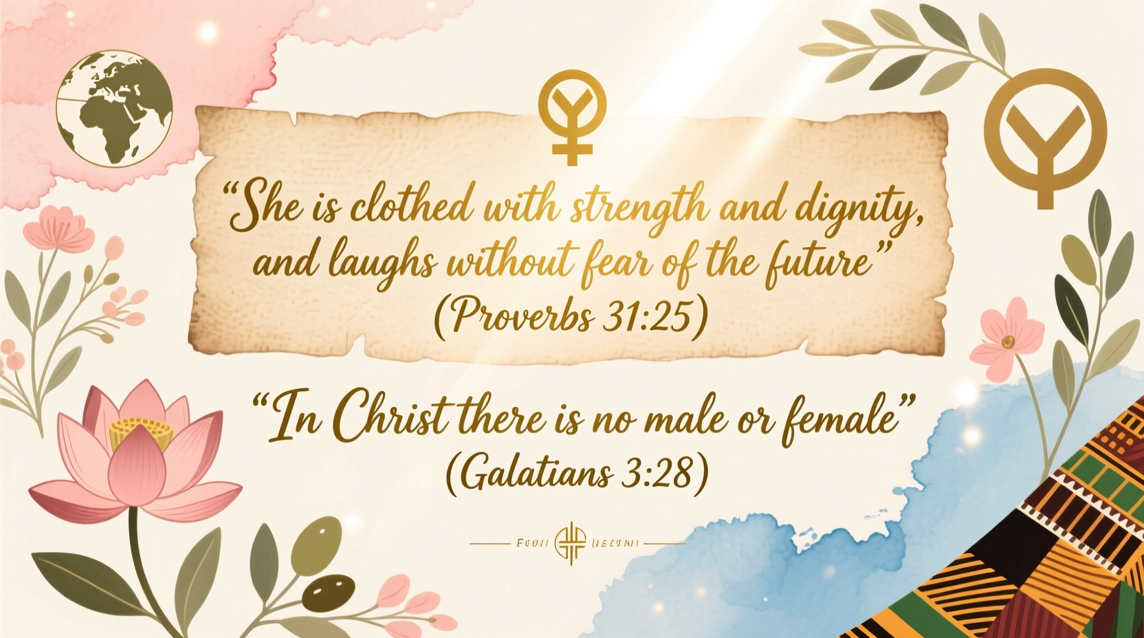 bible verse for international womens day