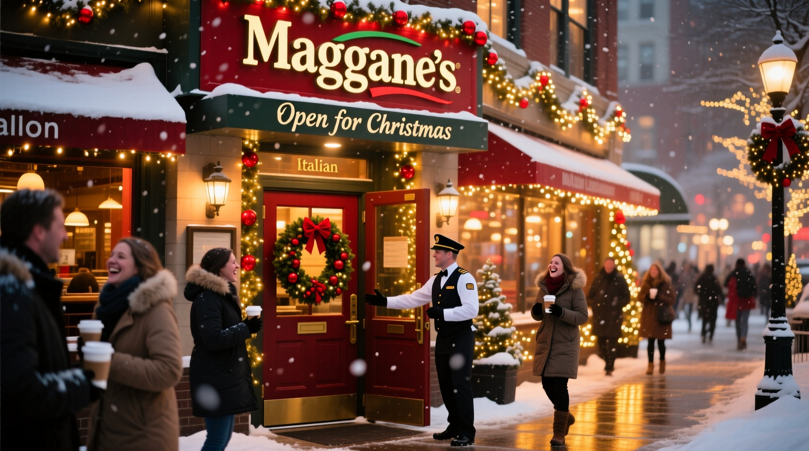 is maggianos open on christmas