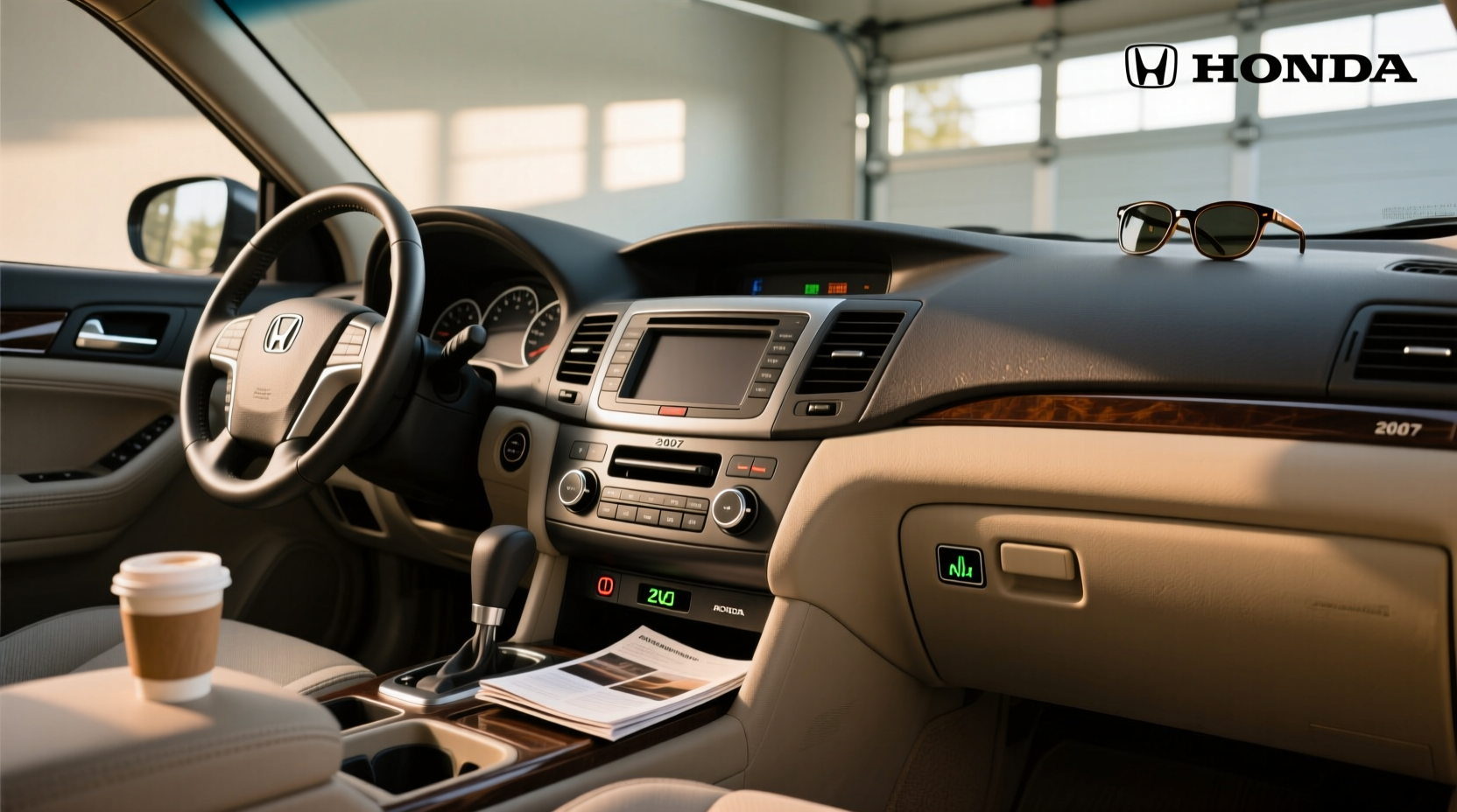 2007 honda accord aux input location setup