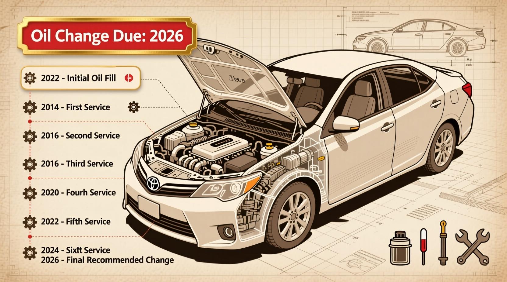 corolla 2012 oil change 2026