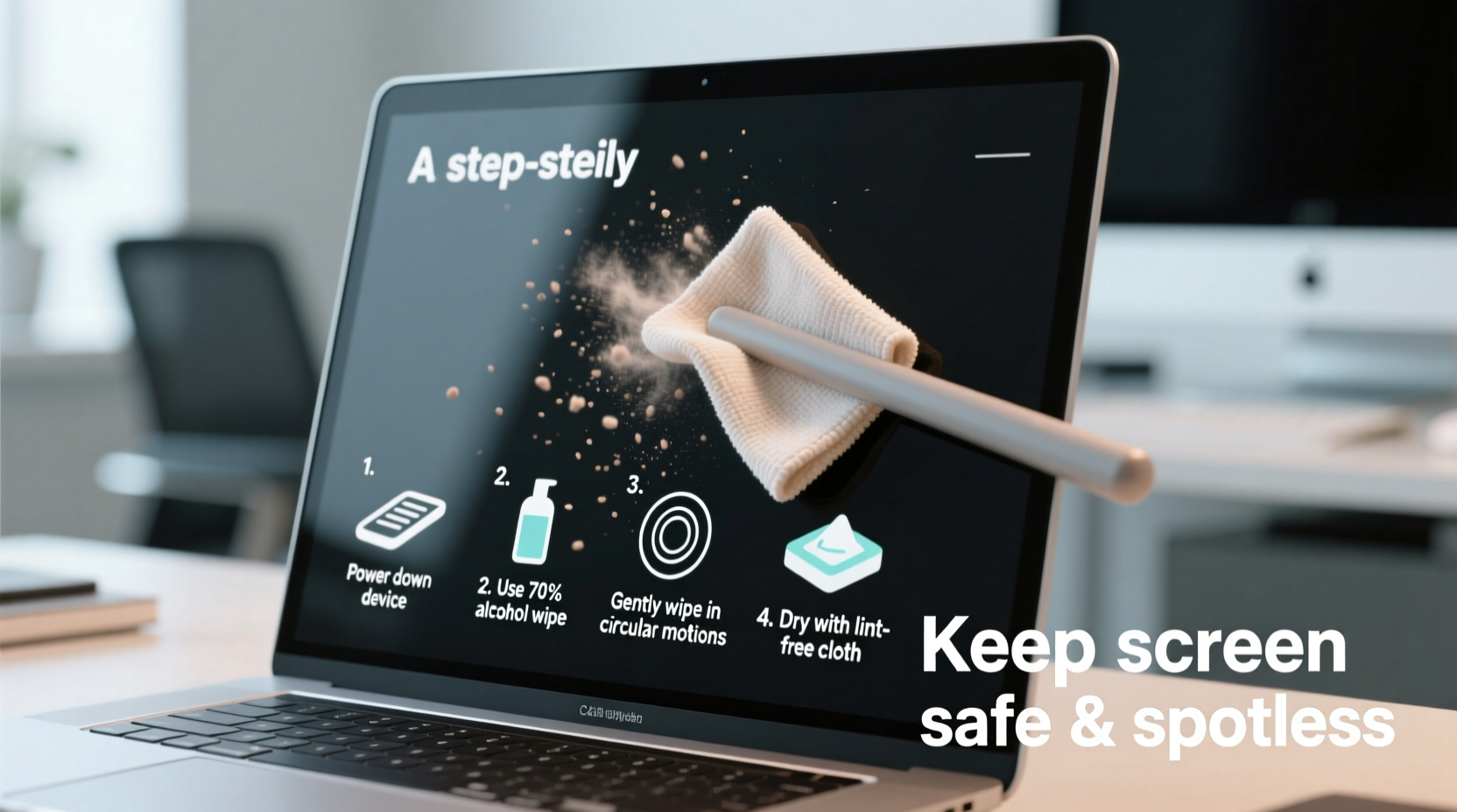 how to find the best way clean computer screen safely and easily