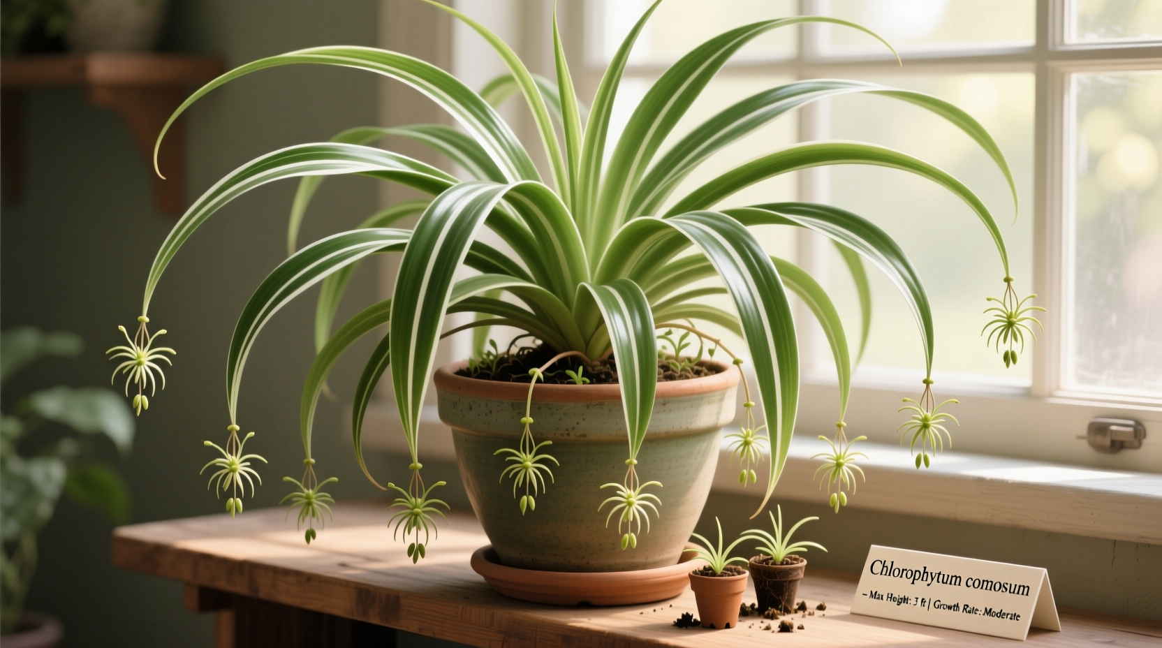 how big can a spider plant get