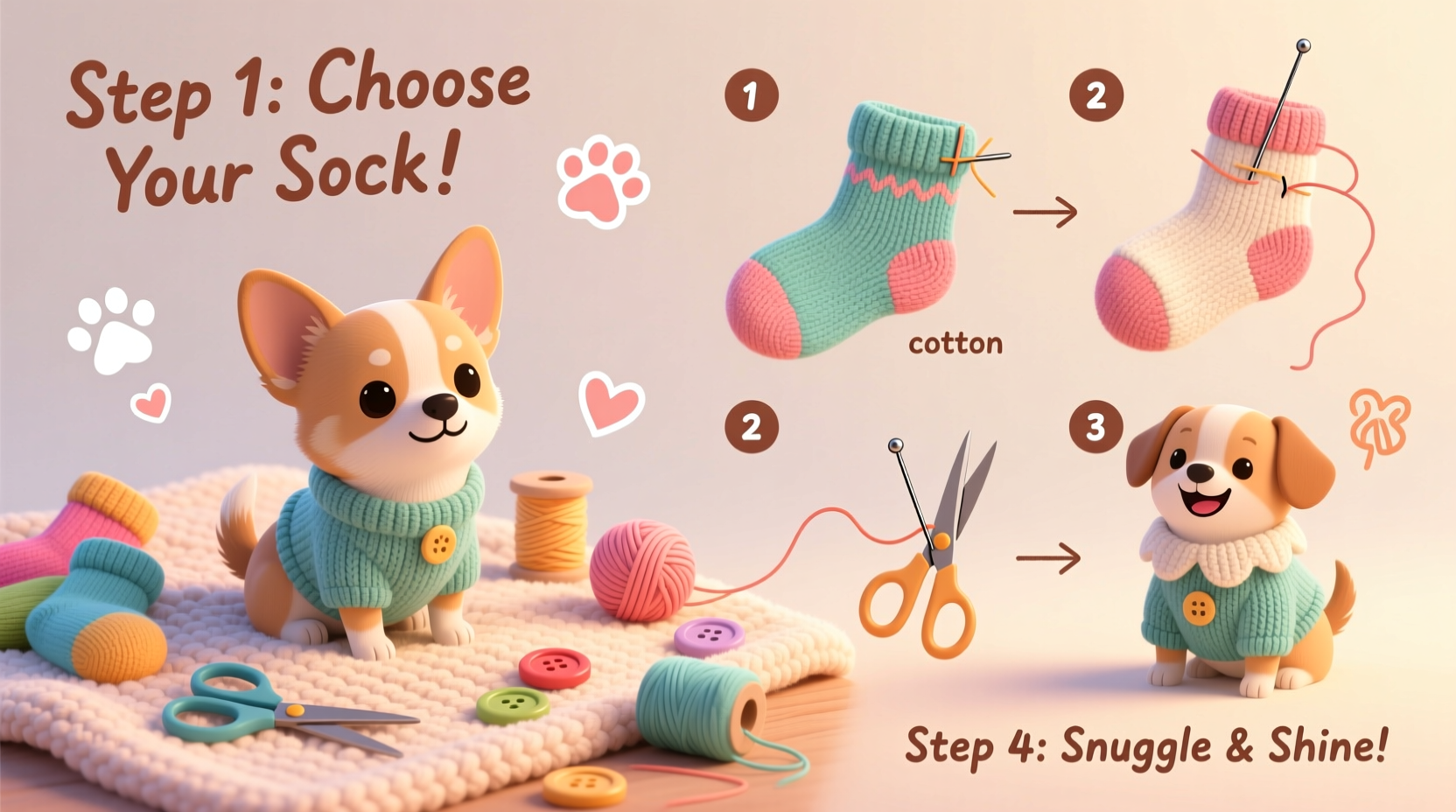 creative and cozy step by step guide to making chihuahua clothes from socks