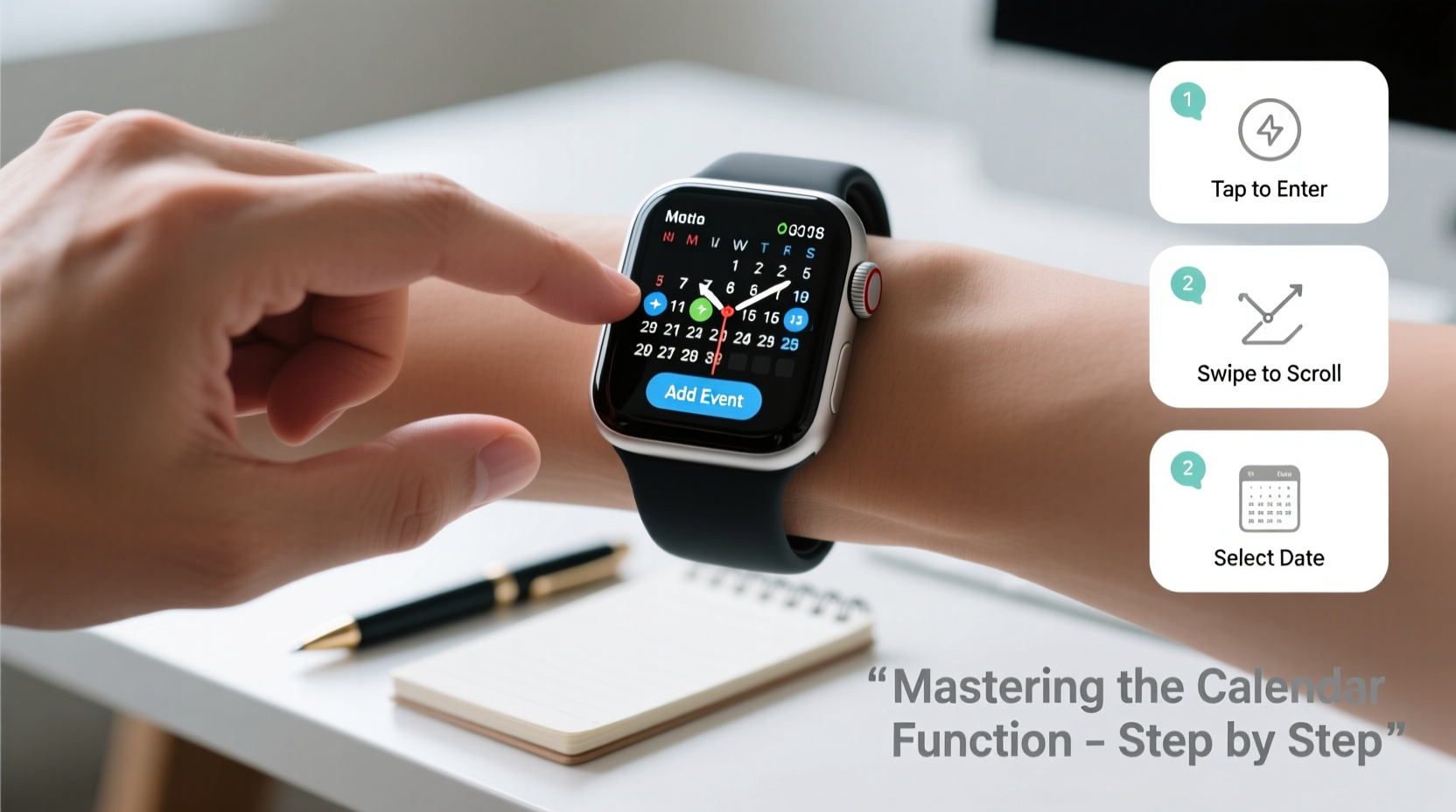 mastering the calendar function on your watch a step by step user guide