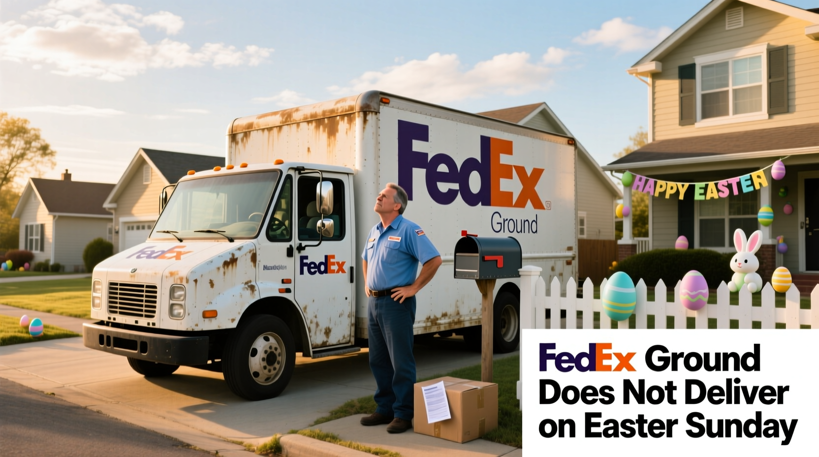 does fedex ground deliver on easter sunday
