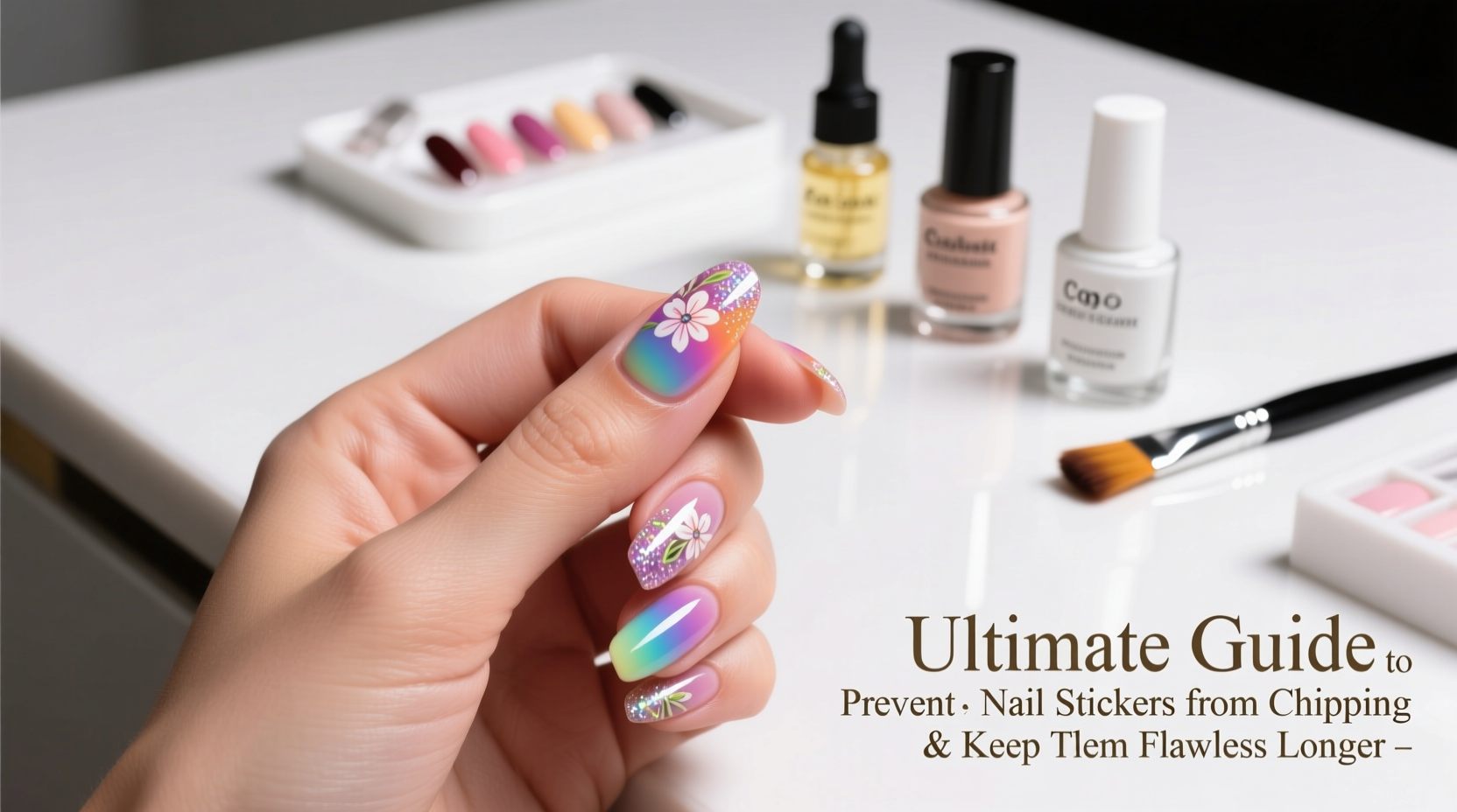 ultimate guide to prevent nail stickers from chipping and keep them flawless longer