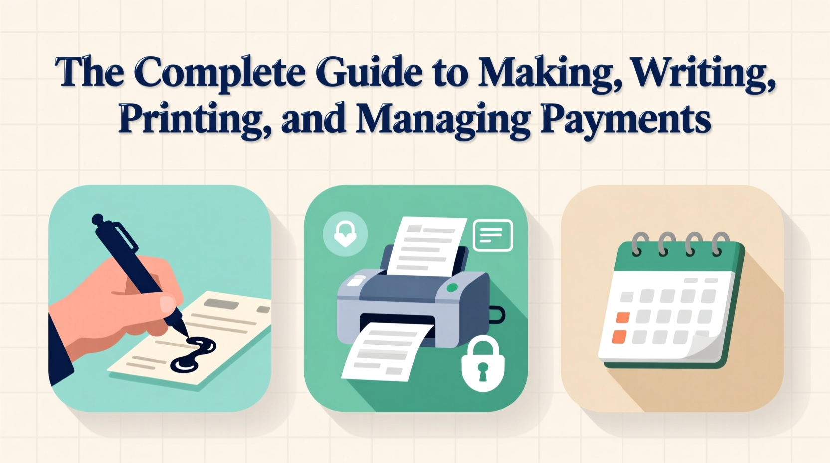 the complete guide to making checks writing printing and managing payments